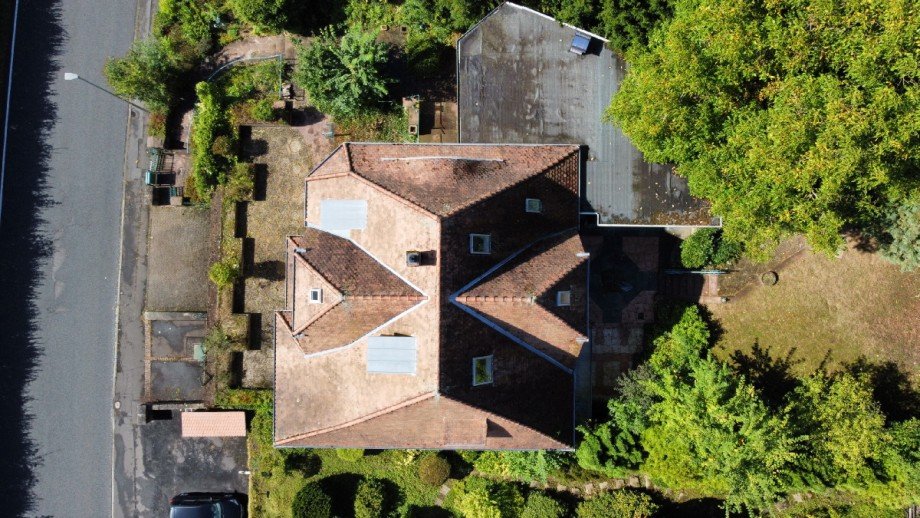Ansicht Drohne Villa Bad Orb