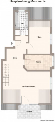 Bild 2 VERMIETET++AS-Immobilien.com +++ Maisonettewohnung mit Galerie und sonniger Aussichtslage in Bad Orb