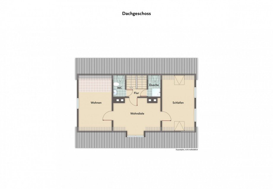 Grundriss DG Wohn- / Gesch�ftshaus Bad Orb