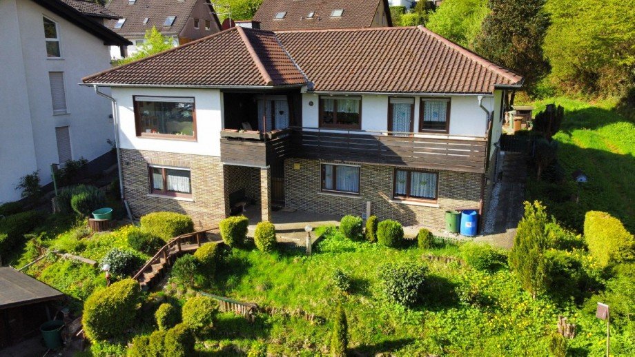 Garten-Ansicht Einfamilienhaus W�chtersbach-Aufenau