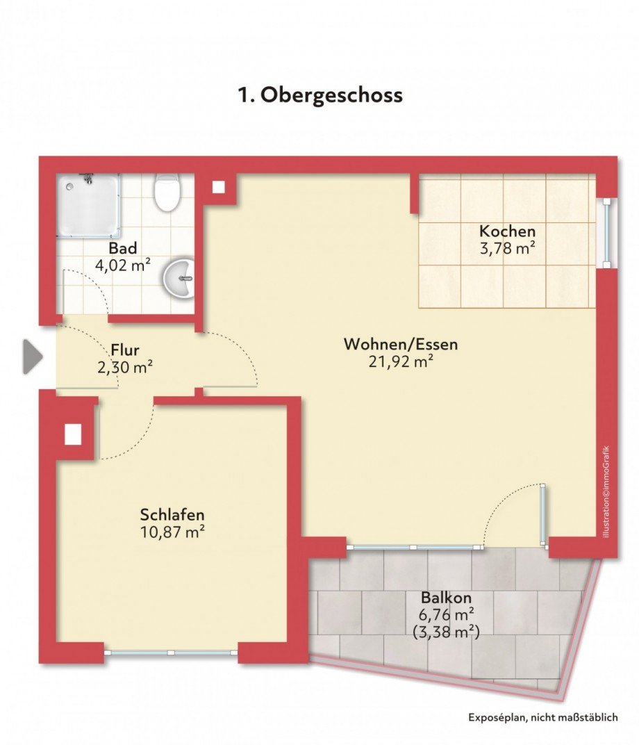 1. Obergeschoss Etagenwohnung Bad Orb