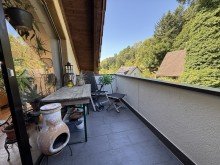 sch�ner Balkon... mit Blick AS-Immobilien.com +++ gepflegte, gro�z�gige 4 Zimmerwohnung in ruhiger Ortsrandlage