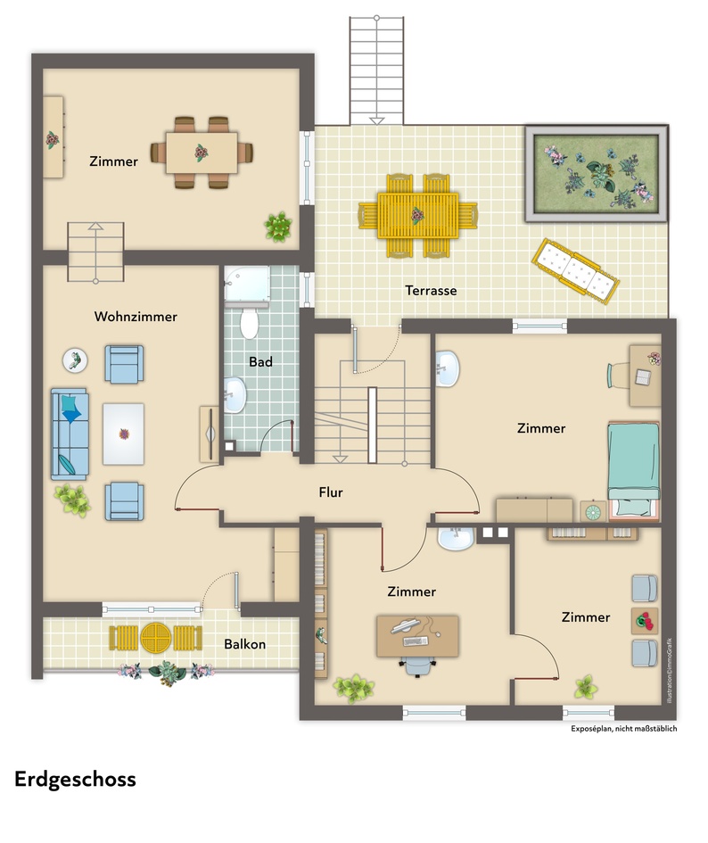 Grundriss EG Reihenhaus Bad Orb