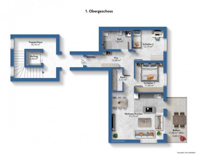 Neubau-Erstbezug Bad Orb - Main-Kinzig-Kreis Etagenwohnung AS-Immobilien.com +++ Neubau-Eigentumswohnung in Bad Orb - Komfort, Ruhe & Natur vereint+++