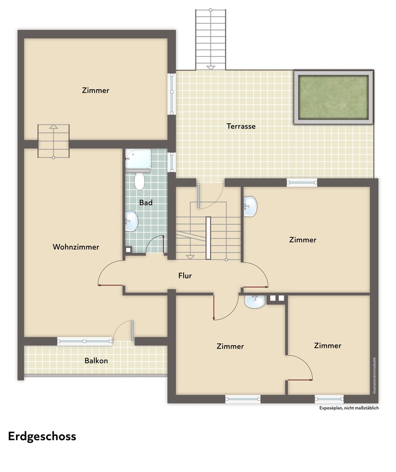 Grundriss EG Reihenhaus Bad Orb