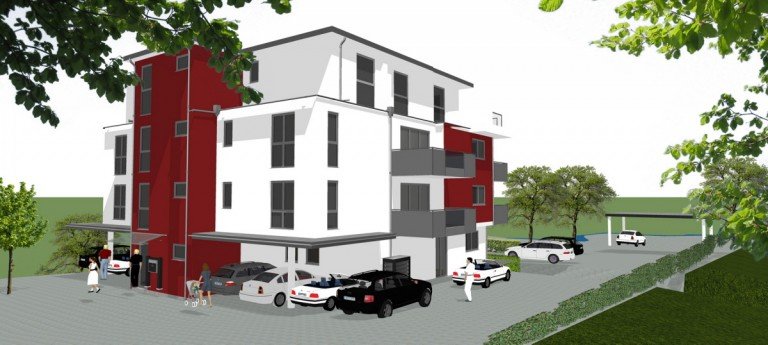 Perspektive Bad Orb - Main-Kinzig-Kreis Etagenwohnung AS-Immobilien.com +++ Neubau-Eigentumswohnung in Bad Orb - Komfort, Ruhe & Natur vereint+++