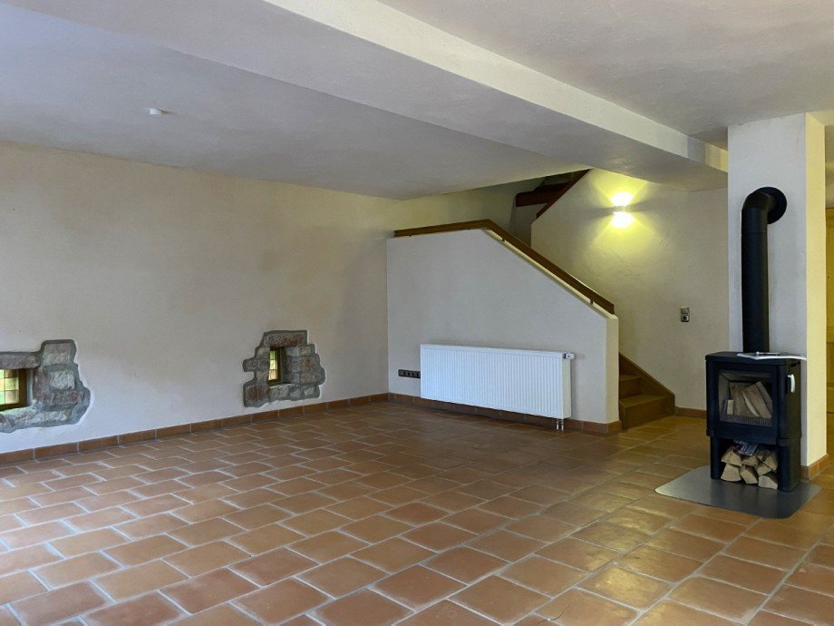 Wohnen Obergeschoss mit Holzofen Reihenhaus Bad Orb
