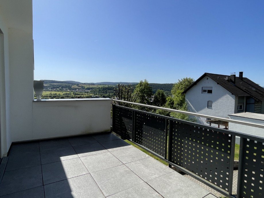 Fernsicht Etagenwohnung W�chtersbach