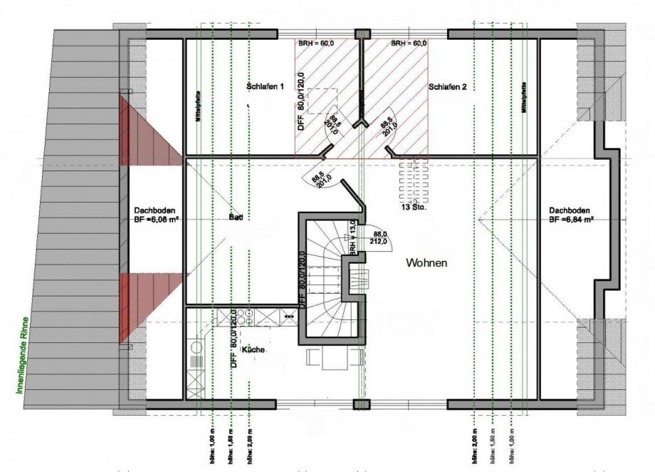 Grundriss Wohnen Etagenwohnung Jossgrund