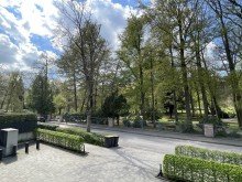 Aussicht vom Balkon AS-Immobilien.com+++ BAD ORB am KURPARK: Komfortwohnung mit Lift und Tiefgarage+++