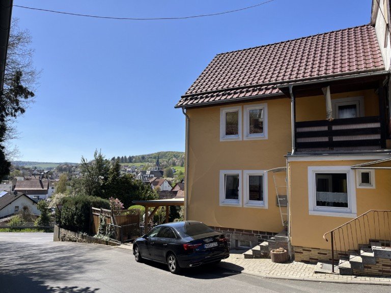 Hausansicht - Aussicht Jossgrund-Oberndorf - Main-Kinzig-Kreis Einfamilienhaus 