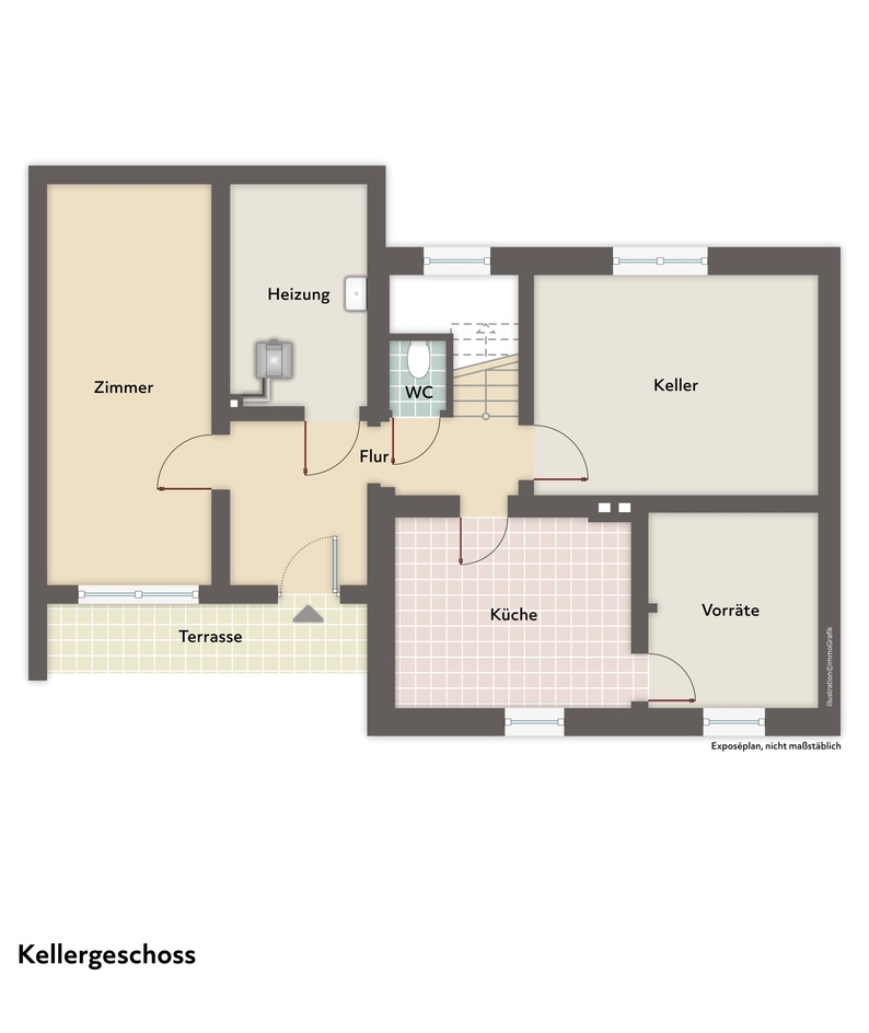 Grundriss KG Reihenhaus Bad Orb