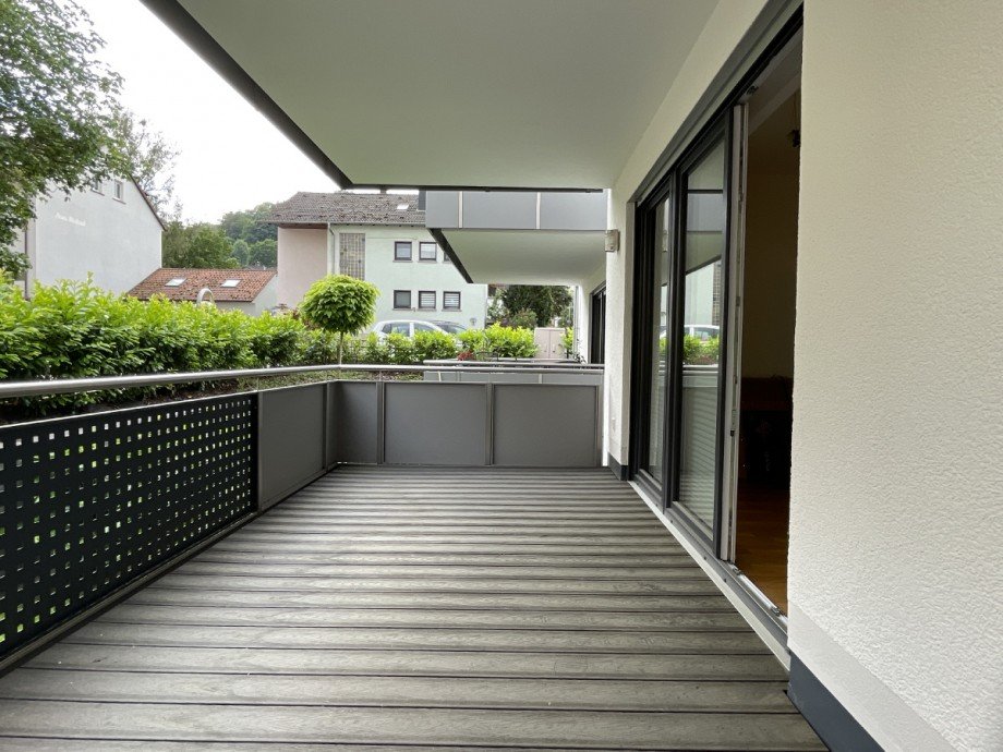 Balkon - Eingang Wohnen Terrassenwohnung Bad Orb